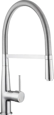 Produktbild von Schütte Küchenarmatur NEW YORK, ausziehbare Geschirrbrause, 360° schwenkbar, Messing verchromt, Cold-Start-Funktion, Einhand-Bedienung, für Durchlauferhitzer geeignet, B 50 mm, H 460 mm, T 285 mm, Auslaufhöhe 160 mm