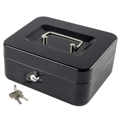 Obrázek produktu pro Verk 01442 Příruční pokladna 15,2 x 12 x 8 cm černá