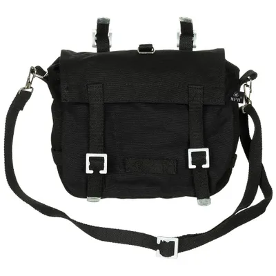 Image de Bundeswehr sac de combat, petit, noir, taille 21 x 23 x 8 cm