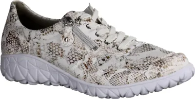 Produktbild von Waldläufer Havy H89001-060 Orthotritt Damen, Halbschuh, Beige, Textil/Stretch - Damenschuhe Bequeme Schnürschuhe, Beige