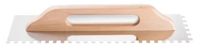 Image de Talleteuse Hardex *43* 48 x 13 cm, denture 6 x 6 mm, inoxydable, manche en bois