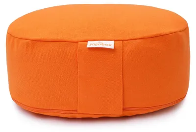 Zdjęcie produktu dla Poduszka do medytacji Yogilino® Travel Mini, owalna, pomarańczowa