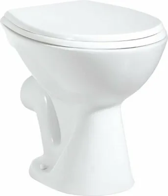 Immagine prodotto di Vetroceramica Aqualine - Wc in piedi, scarico posteriore, bianco TP330