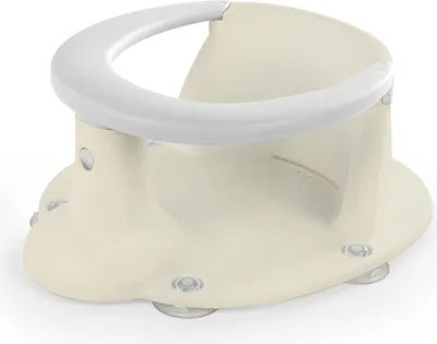 Image de Siège de bain antidérapant pour enfants, beige, 16,5x37,5x30,5 cm