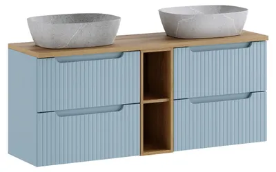 Produktbild von 140 cm breites Möbelset mit Arbeitsplatte und Anna-Waschbecken