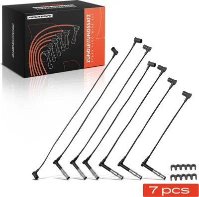 Obrázek produktu pro Frankberg 7x sada zapalovacích kabelů zapalování pro Mercedes-Benz C124 S124 W202 R129