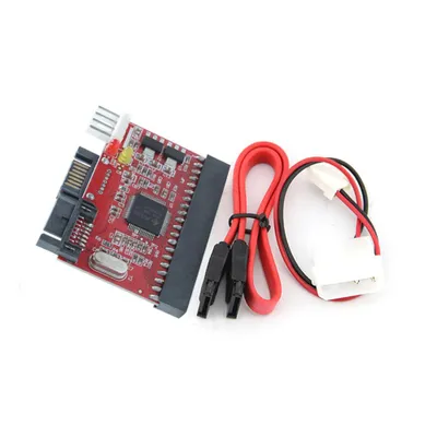 Produktbild von G02 IDE zu SATA & SATA zu IDE 2-in-1 Adapter Konverter für HDD & DVD-Laufwerk