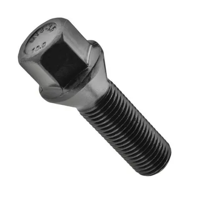 Produktbild von Radschraube M14x1.5 , Gewindelänge: 35mm, Kegelbund, SW17, Schwarz