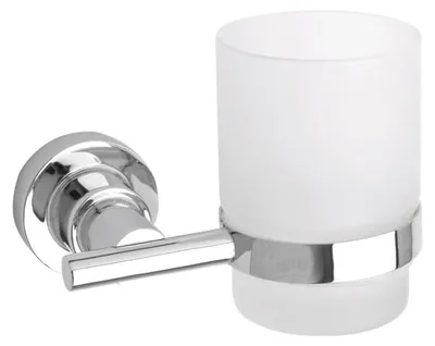 Produktbild von tesa LUUP Zahnputzbecher mit Wandhalterung