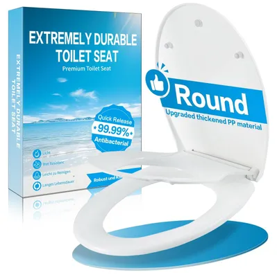 Produktbild von Elzusha – Toilettendeckel mit Kindertoilettendeckel und antibakteriellem Design