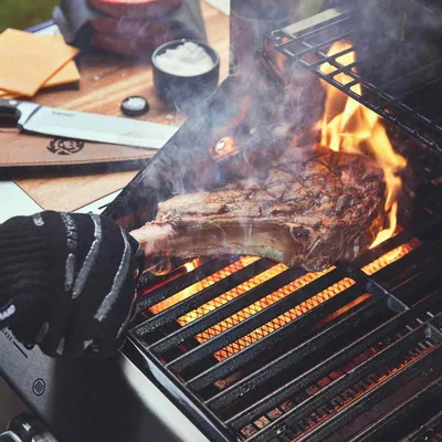 Produktbild von Gasgrill - Außengrillküche - Grillwagen - Grill - Tischgrill - 4 Brenner - Edelstahl