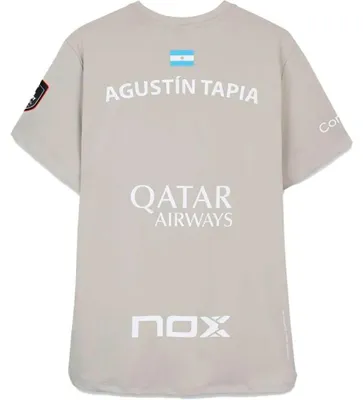 Imagen del producto de Camiseta Nox AT10 Patrocinadores 25 Gris Claro