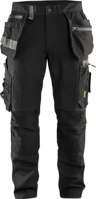 Produktbild von Blakläder Handwerker Arbeitshose mit Stretch 1599, Farbe:Schwarz, Größe:C154