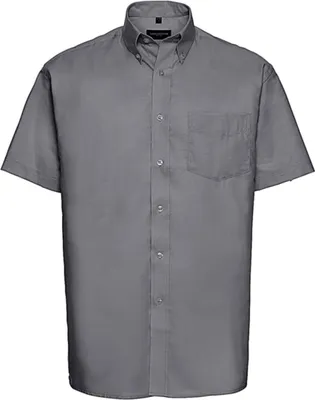 Produktbild von Russel Europe Herren Oxford Kurzarm Hemd, Größe:S, Farbe:Oxford Blue