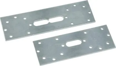 Produktbild von Halteplatte aus Stahl verzinkt doppelt 150mm