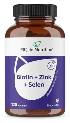 Produktbild von Biotin+Zink+Selen f.Haut Haare & Nägel Kapseln 120 St