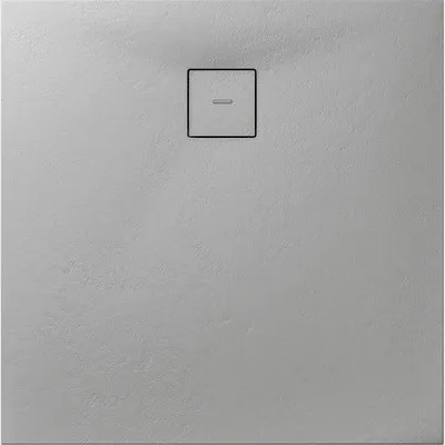 Produktbild von BREUER Duschwanne Mineralguss Modern Line Steinoptik Steingrau 120 x 120 cm