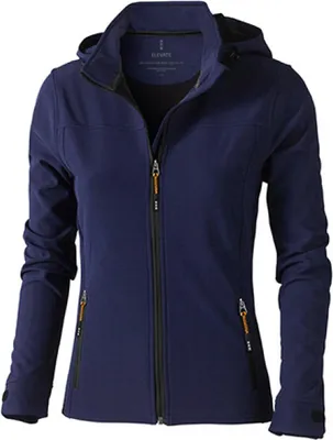 Produktbild von Elevate 39312 | Langley Ladies Softshell Jacket - Farbe: Navy - Größe: XS