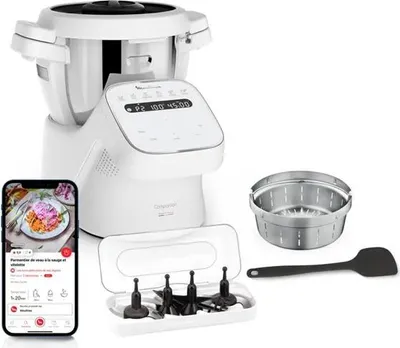 Image de Robot Cuiseur Moulinex 3l Robot Cuiseur Multifonction Silencieux - Gpe Seb France - Moulinex