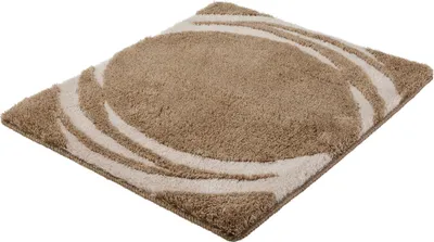 Produktbild von Kleine Wolke Badteppich MYSTIC Taupe 55 x 65 cm