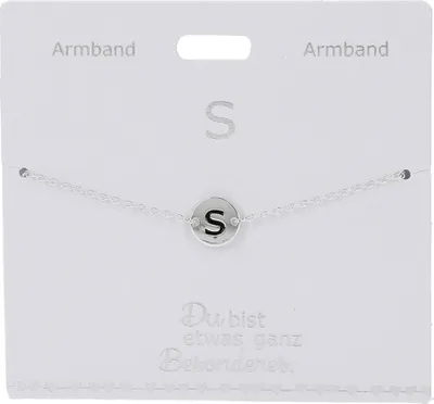 Produktbild von DEPESCHE Armband S versilbert Motiv 18