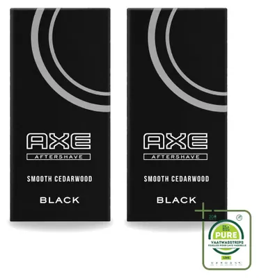 Obrázok produktu pre 2 balenia osviežujúceho balzamu po holení Axe Black, 100 ml - veľké balenie - 2 kusy