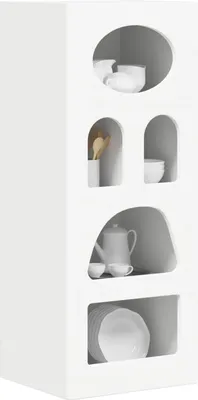Zdjęcie produktu dla vidaXL Kredens biały 40 x 35 x 100,5 cm Materiał drewnopochodny