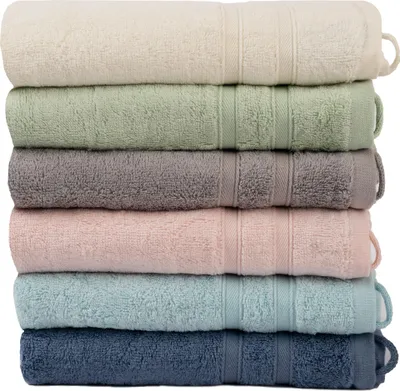 Produktbild von Gästetuch 30x50 cm Baumwolle Weich Frottee Unifarben Saugfähig Gästehandtuch, Farbe:rosa