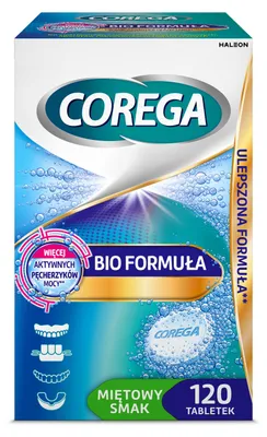 Produktbild von Corega Bio Formula Reinigungstabletten, 120 Stück