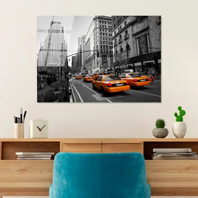 Image de Wallity, UV-040 70 x 100, Peinture décorative en verre trempé, 100 % verre trempé, multicolore, 70 x 100 cm