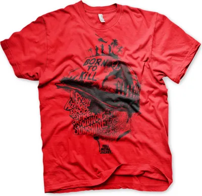 Produktbild von Full Metal Jacket Sayings T-Shirt - Large - Red