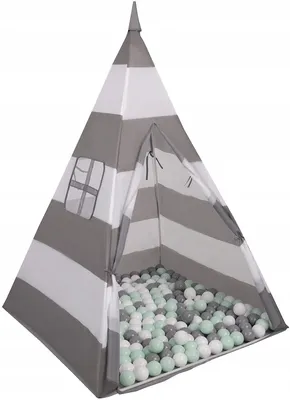 Produktbild von Selonis Tipi Spielzelt mit 200 Bällen für Kinder