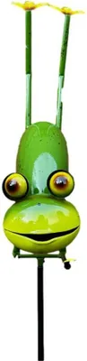 Produktbild von Schöner Yoga Frosch aus Metall Neu Frostfest Witterungsbeständig V-93850
