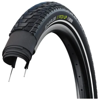 Image de Pneu Schwalbe Motion Pick-up Super Defense, 16 pouces x 55, pneu urbain renforcé, couleur argent. 16 pouces x 55, couleur argent. 16 pouces x 55, couleur argent