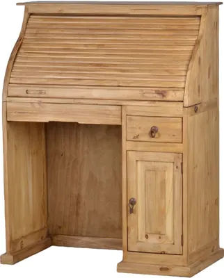 Produktbild von MiaMöbel Sekretär Mexico Möbel 98x125x50 cm Landhausstil Massivholz Pinie Honig