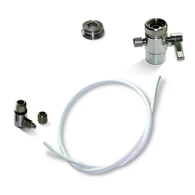 Produktbild von Carbonit SanUno Hahnbaugruppe Ersatzschlauch Umschaltventil mit 1/4' Schlauch