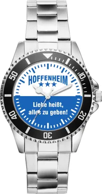 Produktbild von KIESENBERG Herrenuhr Armbanduhr Hoffenheim Geschenk Artikel Idee Fan Analog Quartz 2701