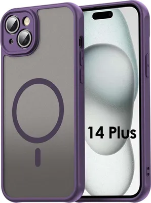 Produktbild von Handyhülle für Apple iPhone 14 Plus Matt Case Schutzhülle Kratzfest Passgenau Lila
