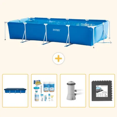Produktbild von Rechteckiger Frame Pool - 450x220x84 cm - 5-teilig SCB3