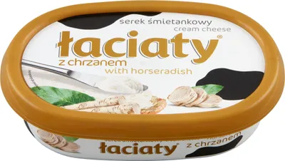 Obrázok produktu pre Łaciaty Serek Śmietankowy z Chrzanem 135 g