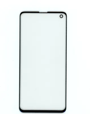 Produktbild von Frontscheibe für Samsung Galaxy S10 G973F mit OCA, Farbe:Schwarz