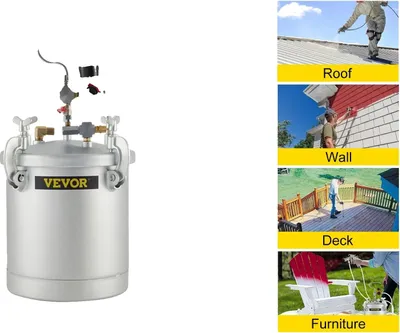 Obrázok produktu pre Nádrž na farbu, prevádzkový tlak 25-30 PSI, 3 m hadica, 10 l