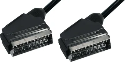 Zdjęcie produktu dla Transmedia VC 3 D, 1,5 m, SCART (21-pin), SCART (21-pin), Męska, Męska, Czarny