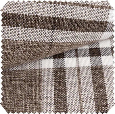Produktbild von novely® LONDON - Polsterstoff im British Style - Karierter Möbelstoff - Pflegeleichte Meterware 1lfm - Farbe: 01 Dunkelbeige