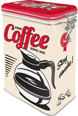 Produktbild von Nostalgic-Art - Aromadose - USA - Strong Coffee Served Here