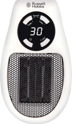 Zdjęcie produktu dla Russell Hobbs RHPH2001 Grzejnik ceramiczny do montażu w ścianie, 500 W, z regulacją temperatury, energooszczędny