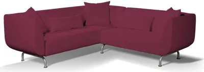 Produktbild von Dekoria Bezug für Strömstad 3+2-Sitzer Sofa, pflaume , Bezug für Stromstad 3+2-sitzer