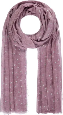 Immagine prodotto di Sciarpa fine da donna con stelle, rosa Passigatti