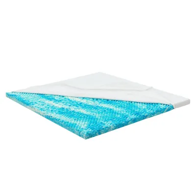Obrázek produktu pro Juskys topper 160x200 cm z paměťové pěny, 7zónový ortopedický a prodyšný, výška 7 cm, H2 - H3, - Přijatelné