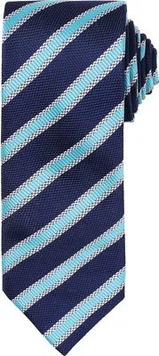 Produktbild von Premier - Krawatte für Herren PC5859 (Einheitsgröße) (Marineblau/Türkis)